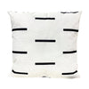 White with Black Line Pattern Pillow Cover | Modern Farmhouse | Minimalist | Luxury Throw Pillows | Beautiful Throw Pillow | High End Pillow