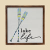 10x10 Lake Life Sign With Paddles